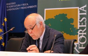 Jose Antonio Ferrera, en la presentación de Asturforesta 2017